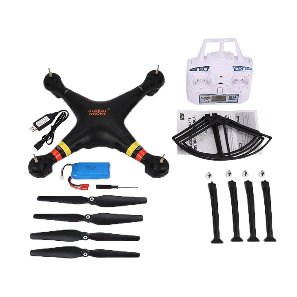 

GLOBAL DRONE GW180 Smart RC 2.4G RC Quadcopter Drone Aircraft with One Key Return Headless Mode 3D Flips for Children Gift