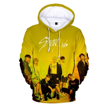 

Hot Sale Kpop idol Stray Kids 3D Print Hoodie Boys/Girls Leisure Long Sleeve Hooded Sweatshirt Couple personality pullovers