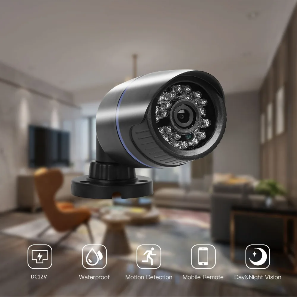 Ip камера безопасности 1280*720P 1.0MP ONVIF 2 0 IR Bullet наружная Водонепроницаемая ночного