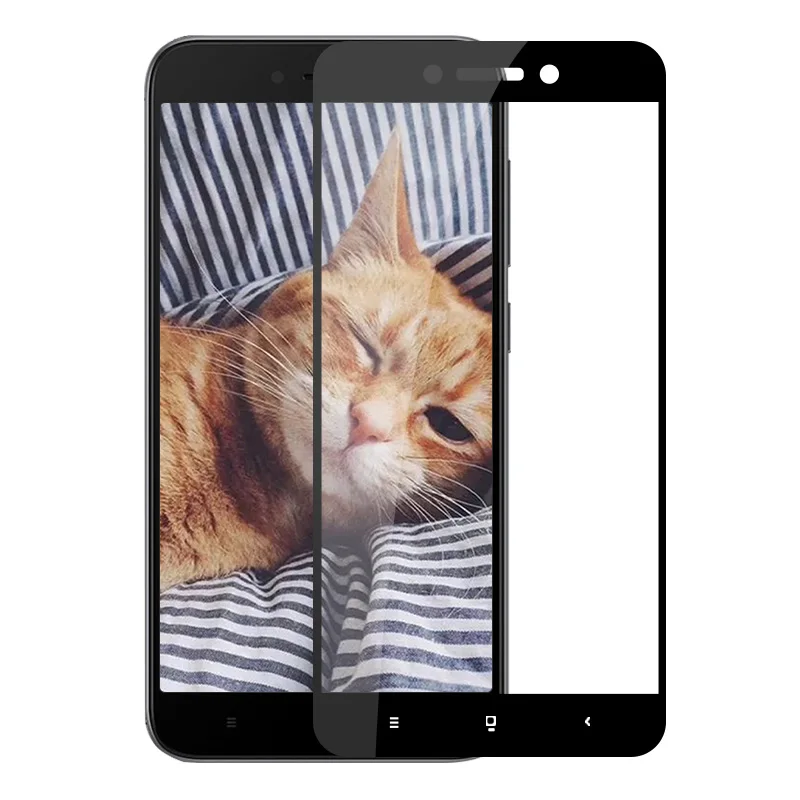 Защита экрана для Xiaomi Redmi 5A Передняя пленка Закаленное стекло hongmi защитное полное