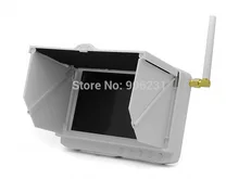 Free Shipping Portable TE981H FPV Wireless DVR 5 8GHz 32CH 5 HD Monitor Anti sunshine Battery
