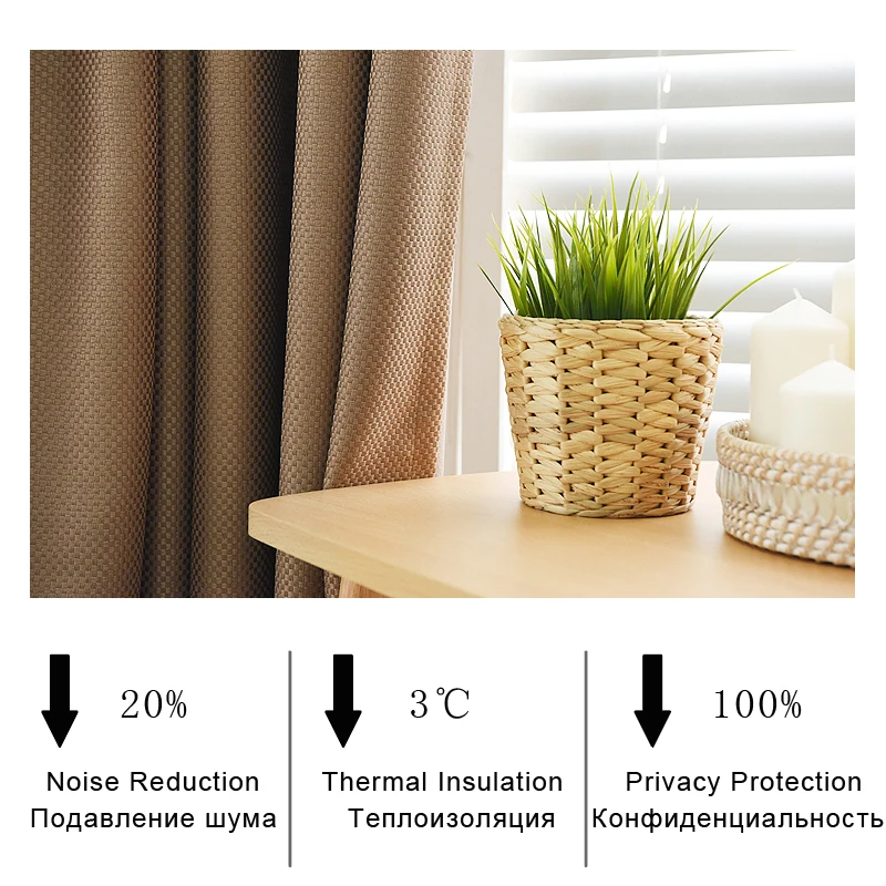 NORNE одноцветные Искусственные льняные занавески, затемняющие занавески для гостиной, спальни, кухонные оконные шторы, двери, жалюзи