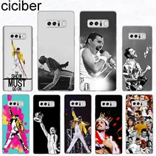 ciciber For Samsung Galaxy S 5 6 7 8 9 Edge Plus Soft Silicone TPU Freddie Mercury Phone Cases For Galaxy Note 3 4 5 8 9 Fundas