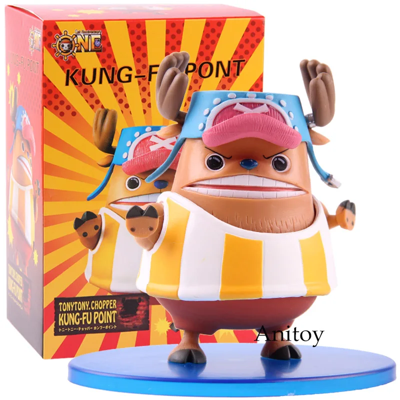 Anime One Piece Tony Tony Chopper Kung Fu Point PVC Onepiece Action