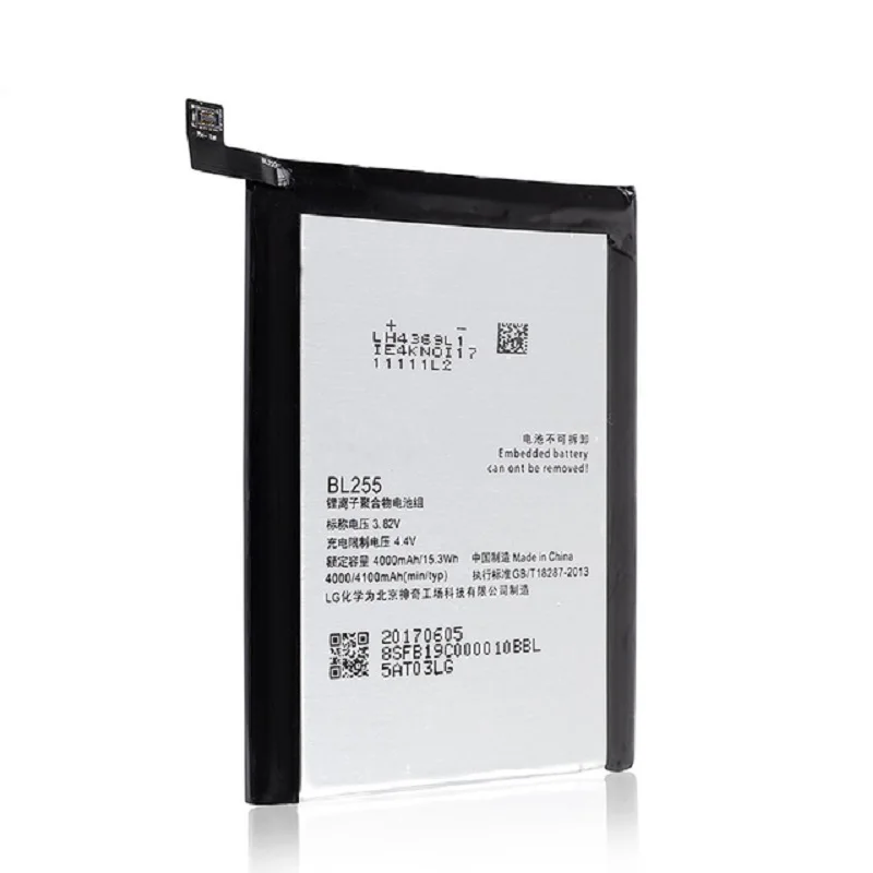 2018 оригинальный запасной аккумулятор для Lenovo ZUK Z1 BL255 большой емкости 4000 мАч