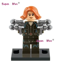 50 шт. супергероев SDCC Черная Вдова строительные блоки действие блоки, друзья», для девочки и мальчика, дом с рисунками из игр для детей игрушки