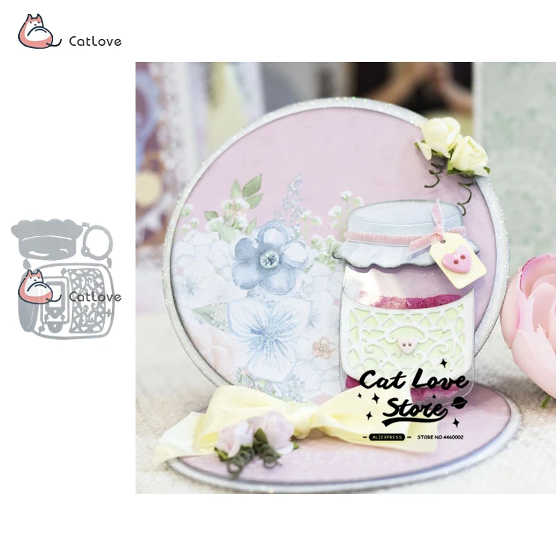 

Teacup Kettle Pot Metal Cutting Dies Stencils For DIY Scrapbooking Paper Card Decorative Craft Dies Embossing Die Cuts New 2019