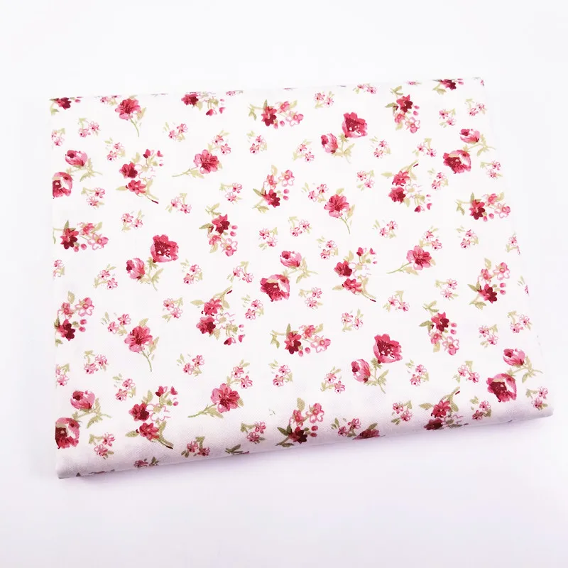 

Printed Cotton Twill Fabric Floral Printing Patchwork Fabric DIY Sewing Quilting Material Cloth Pure Cotton Crafts For Dress