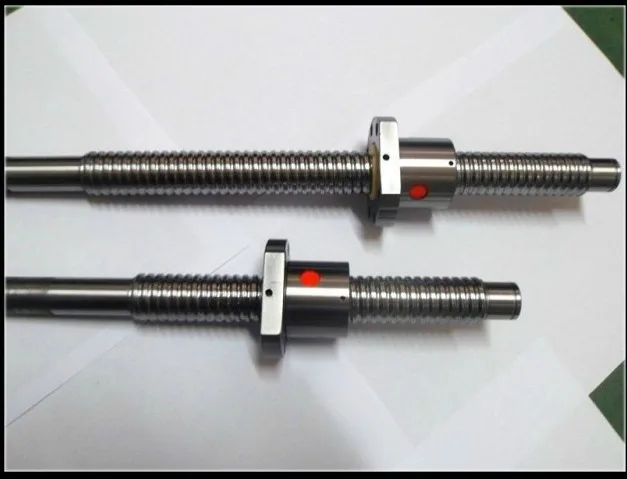

2pcs ball screw RM2005 -650/550mm guide+ 2pcs SFU2005 single ball nut with end machined for cnc router