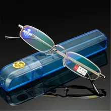 Ограниченная серия, портативные очки для чтения Occhiali Da Lettura Clara Vdia, чехол для мужчин и женщин, унисекс+ 1,5+ 2+ 2,5+ 3+ 3,5+ 4