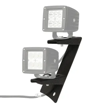 

Dual Lower Windshield LED Light Mounts Brackets Kit for Jeep Wrangler JK / JKU 07-17