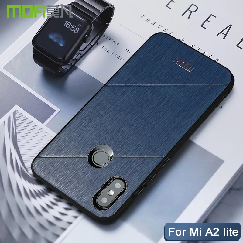 

xiaomi mi a2 lite case cover Mofi original hard back buiness xiaomimi a2 lite cover black shell xioami mi a2 lite case
