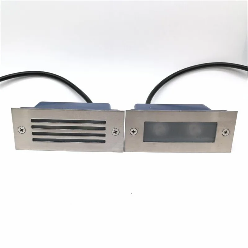 LED Stairs Lamps 1pcs 3W 2x3W IP66 Recessed Buried Light 85-265V Indoor/Outdoor Staircase Step Light led underground light