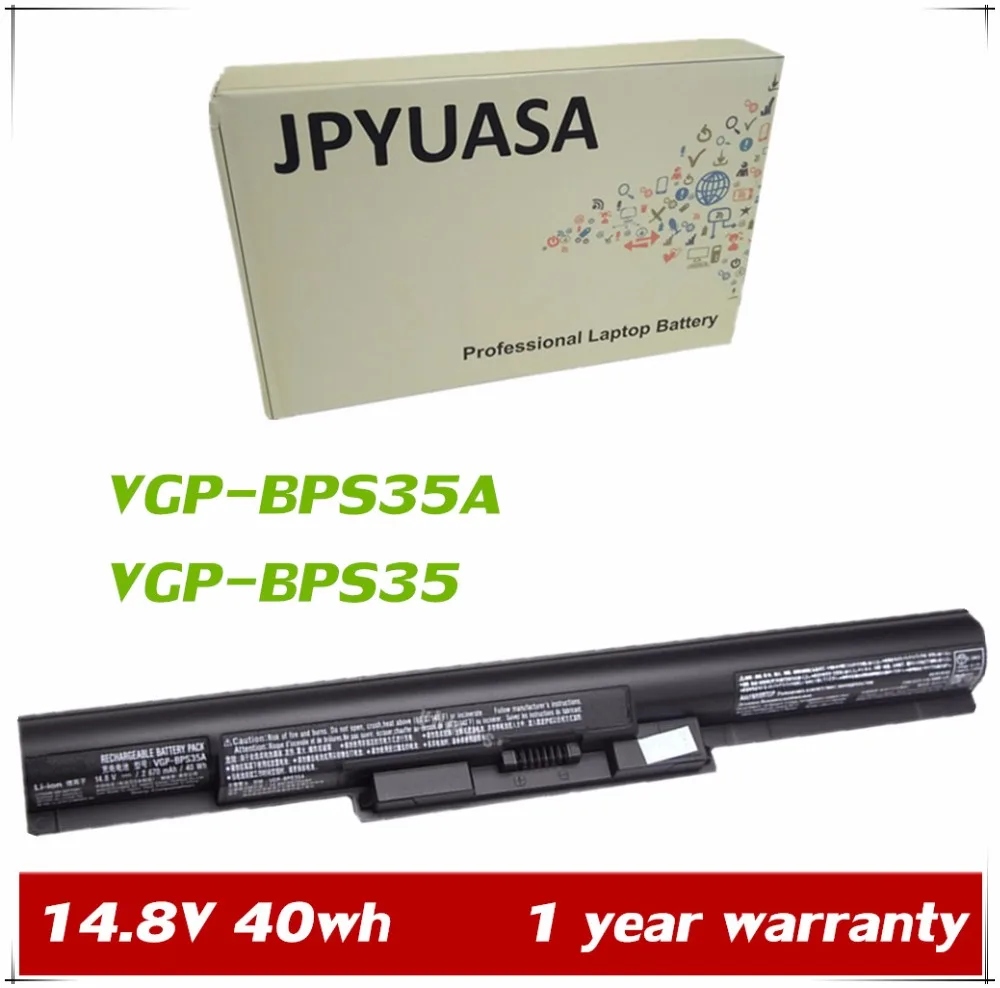 JPYUASA 14.8V 40wh VGP BPS35A VGP BPS35 BPS35A Laptop Battery For Sony