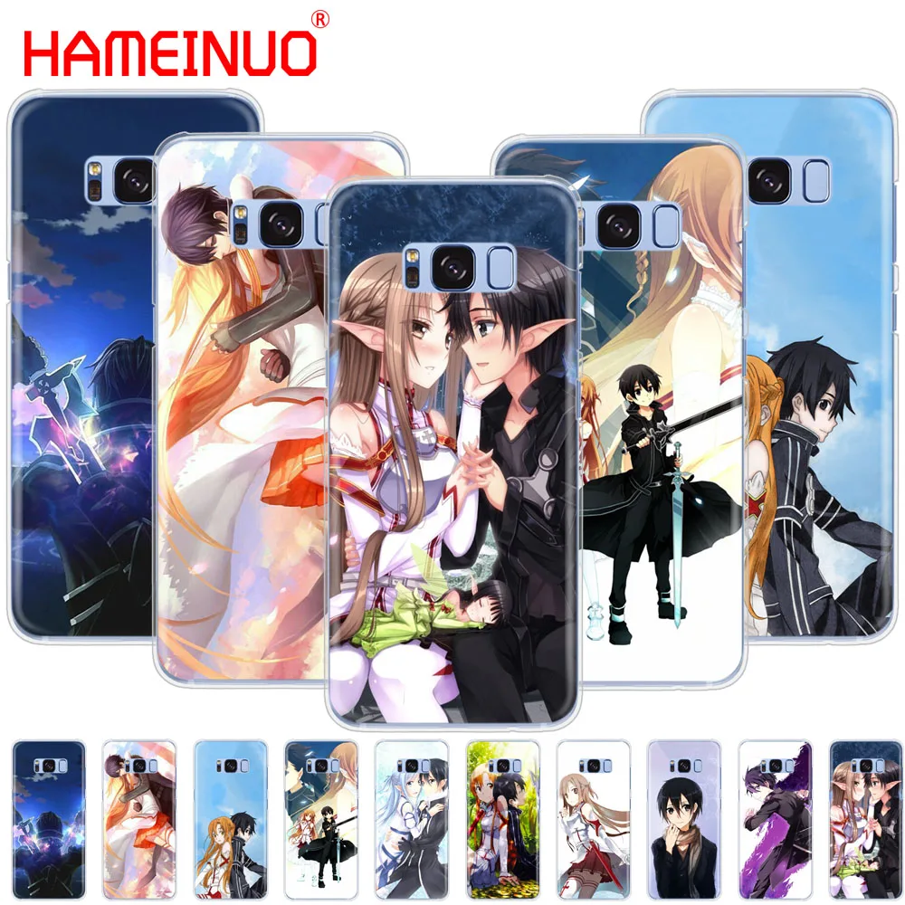 HAMEINUO Sword Art Online SAO Japanese Anime cell phone case cover for Samsung Galaxy S9 S7 edge PLUS S8 S6 S5 S4 S3 MINI | Мобильные