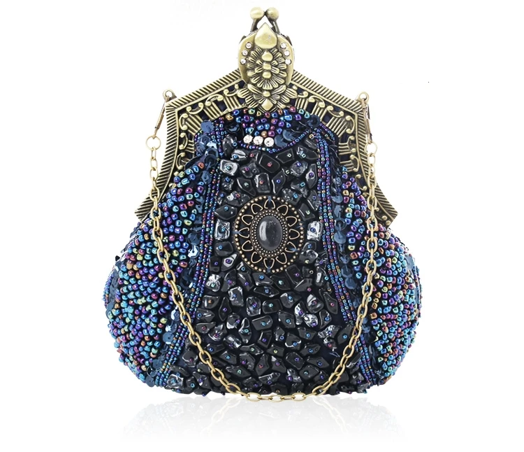 Women's_Antique_Beaded_Party_Clutch_Vintage_Purse_Evening_Handbag _blue (1)