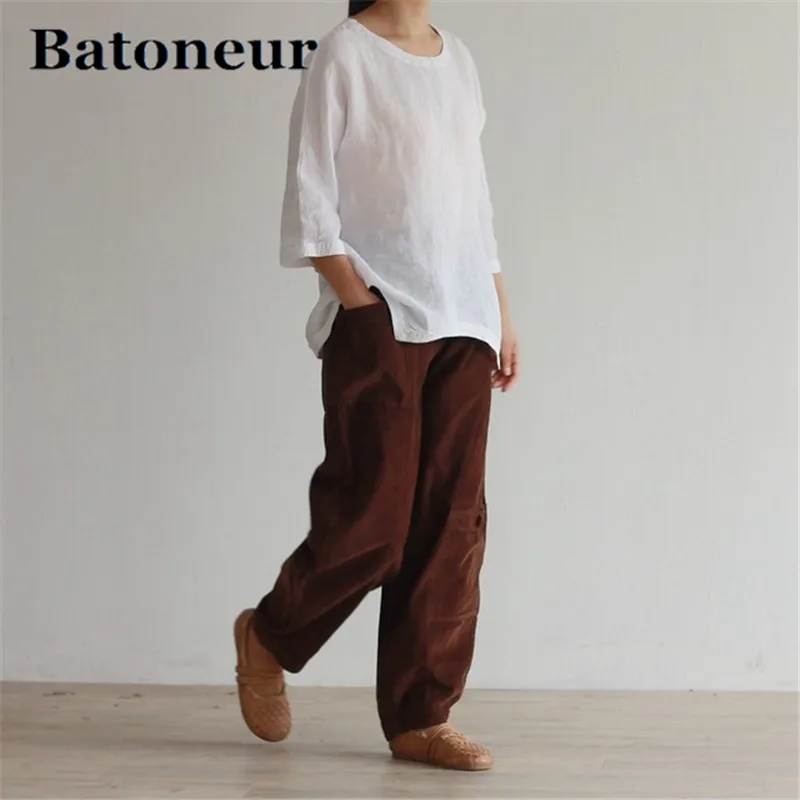 Johnature-Women-Wide-Leg-Pants-Elastic-Waist-2017-Autumn-New-Loose-Brief-Pockets-Women-Trouser-3.jpg_640x640 (1)