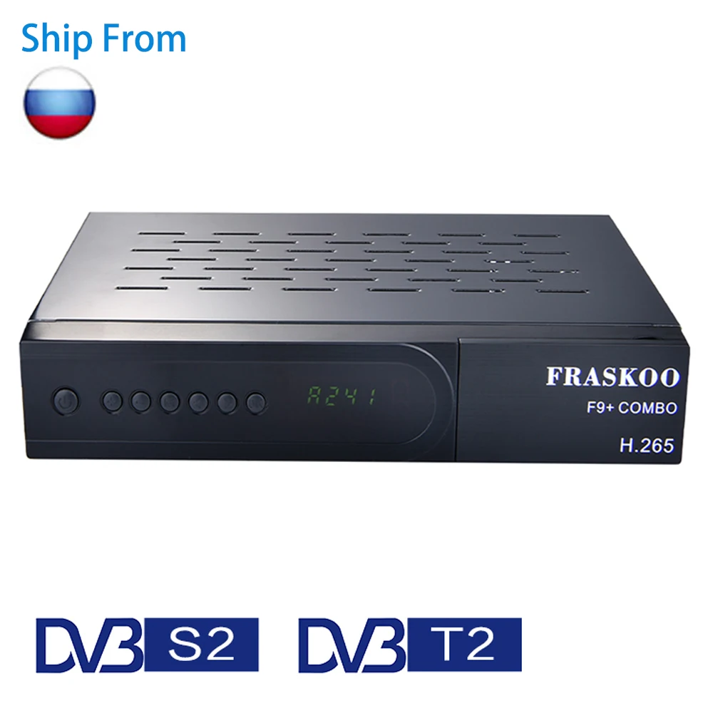 

Fraskoo F9 Plus COMBO H.265 DVB-S2 DVB-T2 Satellite Receiver TV Box 1080P Full HD Ship From Russian