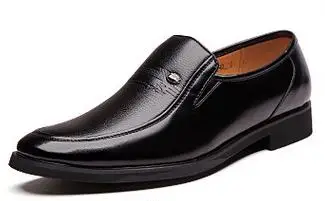 Tangnest/ г. Новые Мужские модельные туфли-оксфорды из спилка, повседневная обувь на низком каблуке с круглым носком мужская деловая обувь без шнуровки XMP332 - Цвет: black