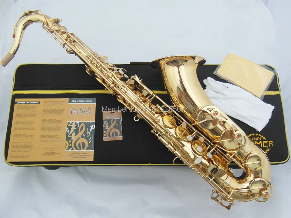 High Quality France Henri Selmer Bb Tenor Saxophone Instruments Super