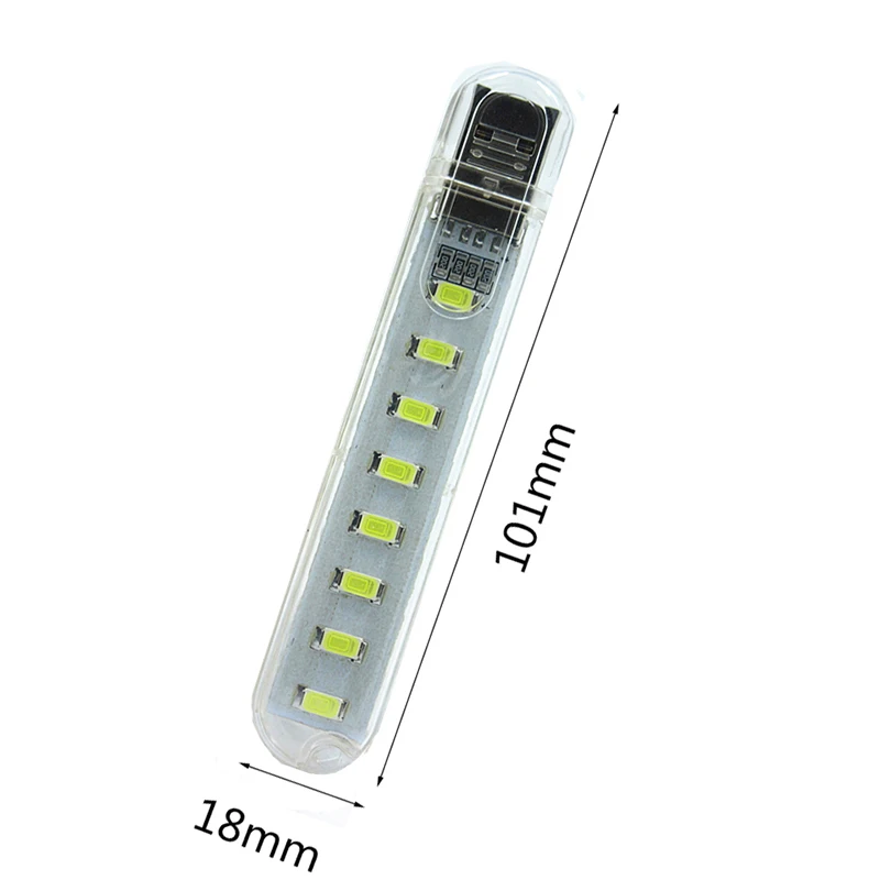 IVYSHION мини USB светодиодный светильник портативный 3/8 светодиодный s Ночной светильник Настольная лампа теплый белый светильник светодиодный светильник для внешнего аккумулятора ПК ноутбука лампа