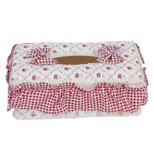 FJS пасторальный стиль прямоугольная коробка для салфеток бумажный держатель-цветочный узор