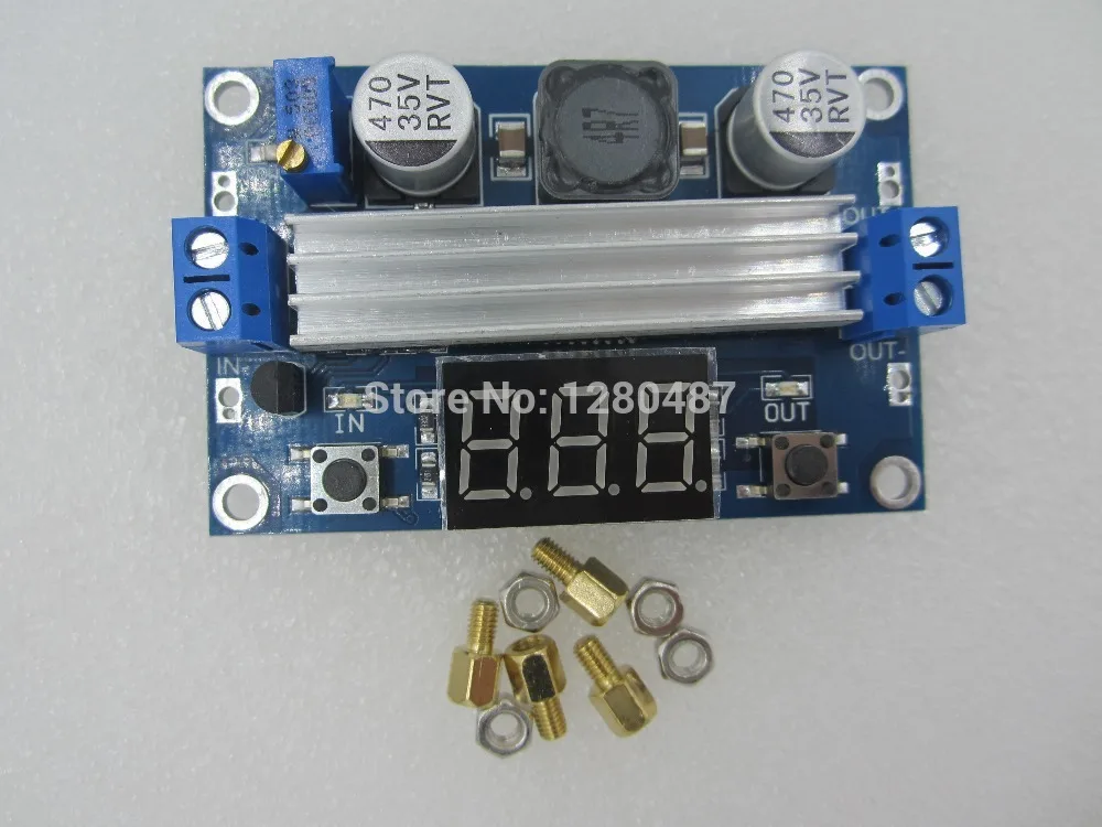 

Free Shipping 5pcs DC DC-DC 3~35V to 3.5~35V LTC1871 Booster step up Step-up module Converter Regulated Power Supply+VoltMeter