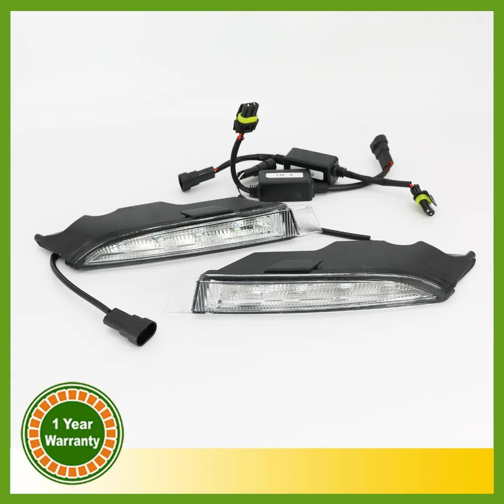For VW Golf 6 MK6 R20 2009 2010 2011 2012 2013 LED DRL Daytime Running