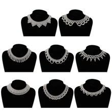 Искусственный жемчуг моде Цепочки и ожерелья белый искусственный жемчуг накладные крупное Массивное колье коренастый ювелирных изделий