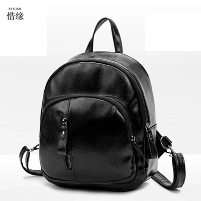 

Korean Casual Backpack Women pu Leather shoulder Bag High Quality female Backpacks Mochila Feminina School Bag For Teenagers