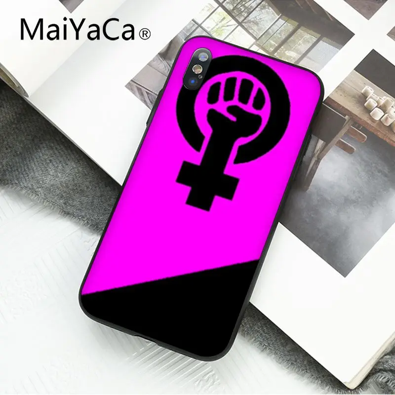 pink Feminist fist  Logo 
