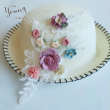

Hot sale 3D rose Flower Decorate Lace Embroidered Neckline Neck Collar Trim Sewing Fabric Craft Supplies DIY Clothes Applique