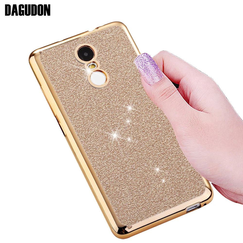 DAGUDON чехол для Xiaomi Redmi Note 4 роскошный золотой блестящий Блестящий Кристальный