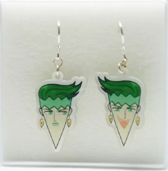 Jojo S Bizarre Adventure Derivative Work Super Handsome Earrings Jojo S Bizarre Adventure Derivative Work Super Handsome Earrings Rohan Kishibe