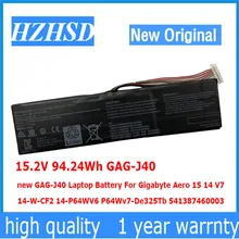 15,2 V 94.24Wh GAG-J40 GAG-J40 ноутбук Батарея для Gigabyte Aero 15 14 V7 14-W-CF2 14-P64WV6 P64Wv7-De325Tb 541387460003