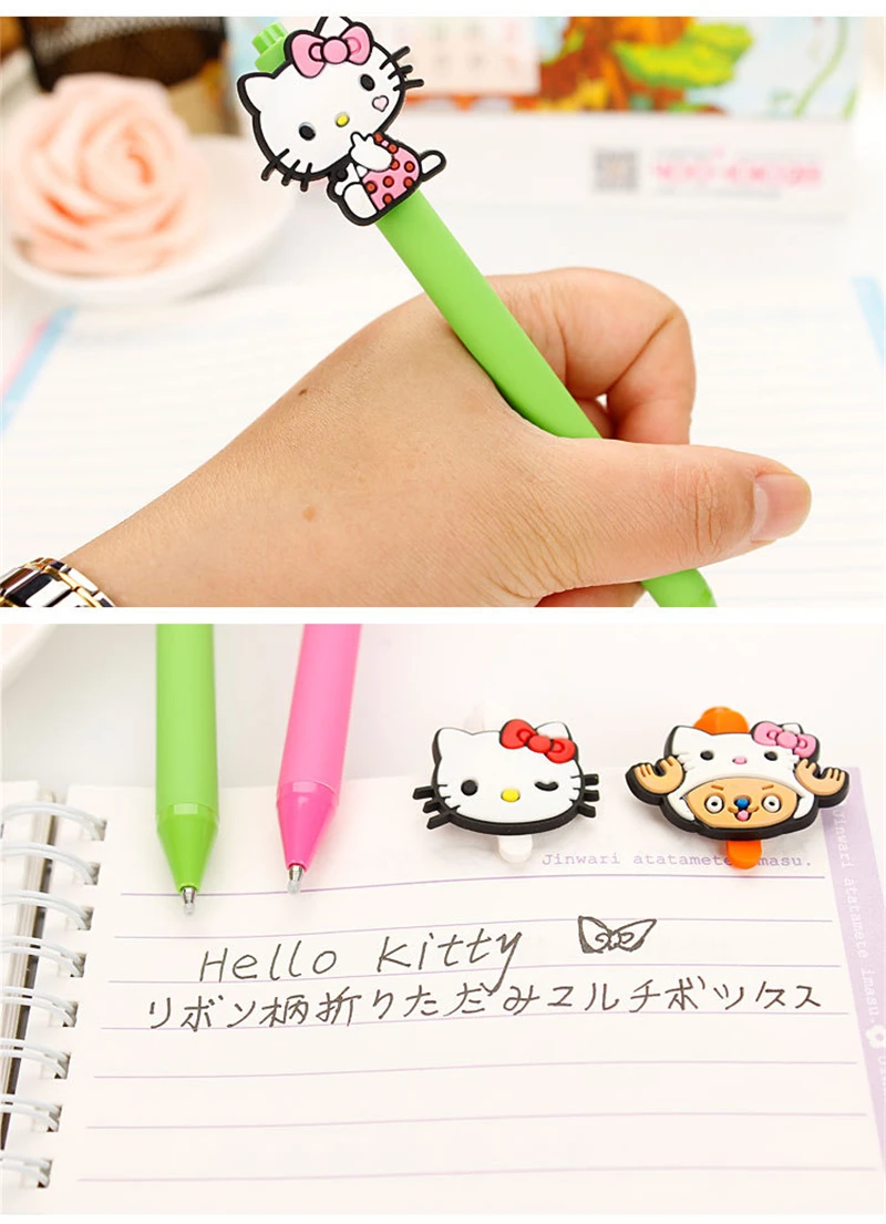 9 шт. Милая гелевая ручка Kawaii 0,5 мм черные чернила конфеты цветные ручки для детей подарок рекламный подарок канцелярский школьный офисный поставка