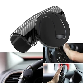 

Spinner Steering Wheel Booster Black Universal Accessory Knob Auxiliary