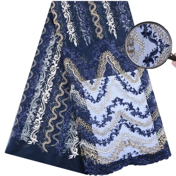 

Best Quality African Lace Fabric Swiss Voile Lace High Quality Embroidery French Mesh 2019 French Lace Fabric For Wedding 1541
