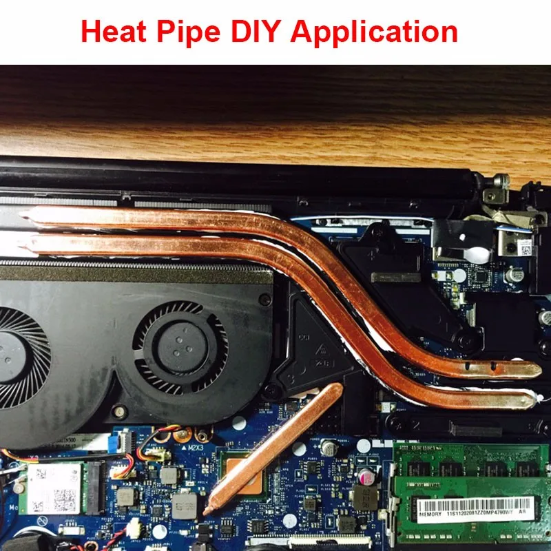 Мм 2 шт./лот 8x3x250 мм плоский медный теплоотвод радиатор охлаждения, ноутбук процессор GPU видеокарта DIY сбивается трубки Heatpipe