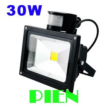 

30W PIR Flood light Outdoor Motion sensor led spot lamp home security reflector 110V 240V CE&ROHS by DHL 10pcs/lot