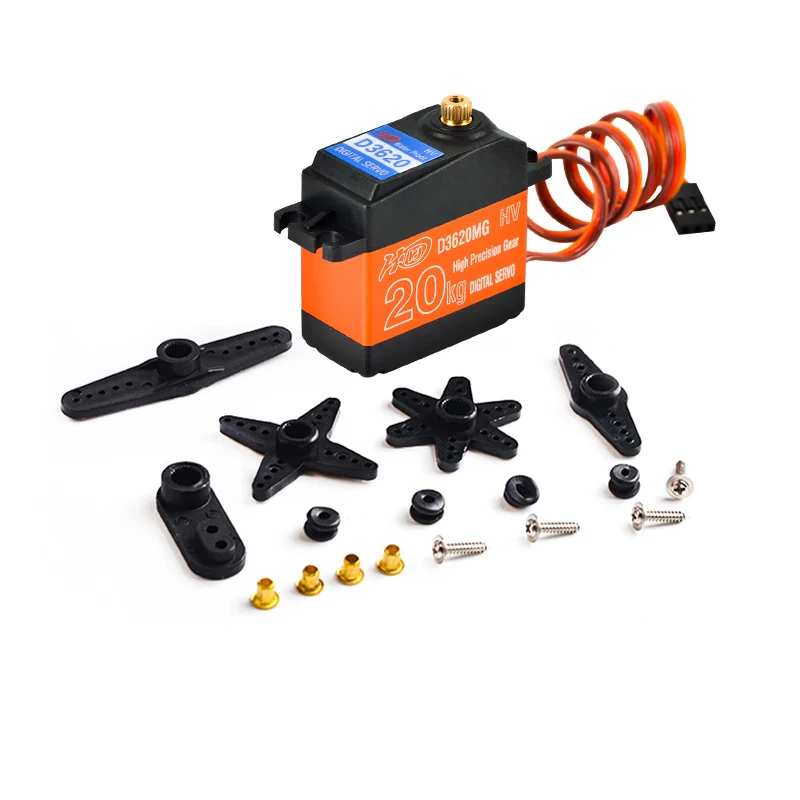HDKJ D3620 Обновление RC Servo 20 кг металлическая Шестерня цифровой водонепроницаемый
