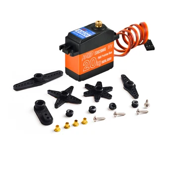 

HDKJ D3620 Update RC Servo 20 KG Metal Gear Digital Waterproof High Torque 180 Degree for Airplane Boat Car