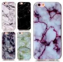 Wholesale Phone Bags Case For Apple iPhone 4 4S 5 5S SE 5C 6 6S 7 Plus ipod touch 6 Soft TPU Marble Stone image Paint Cover Skin