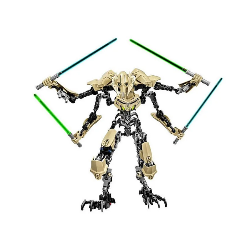 183pcs-Star-Wars-General-Grievous-with-Lightsaber-Figure-Toys-Building-Blocks-Compatible-with-Legoingly-starwars-Gift