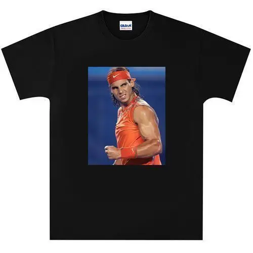 

Rafael Rafa NADAL Muscles T Shirt New 2018 Hot Summer Casual T-Shirt Printing O-Neck Tee Shirt top tee