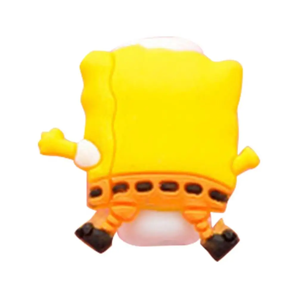 Милый мультфильм USB зарядное устройство для сматывания кабеля защитный чехол для наушников шнур рукав провода крышка линии передачи данных протектор для iphone 7 8 плюс - Цвет: SpongeBob