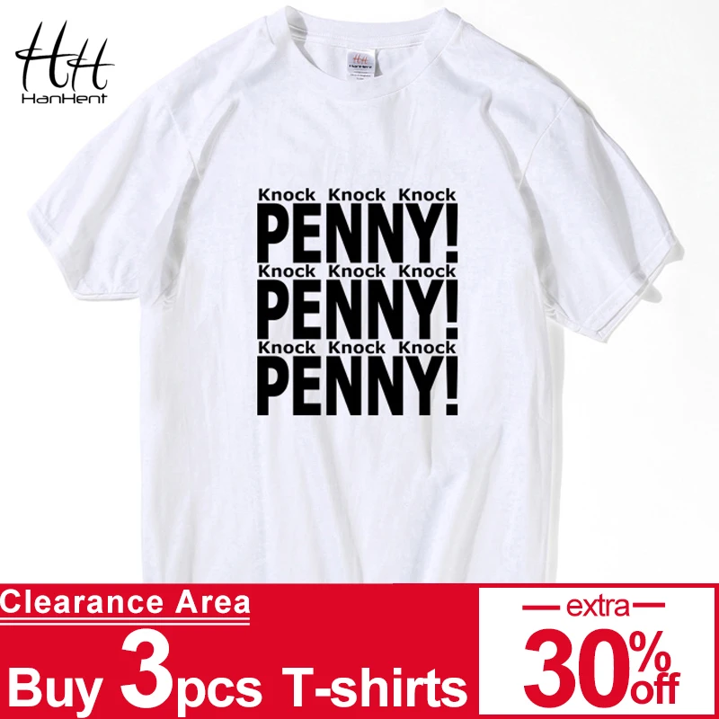 The big bang theory Penny хлопковые мужские футболки Забавные с круглым вырезом и коротким