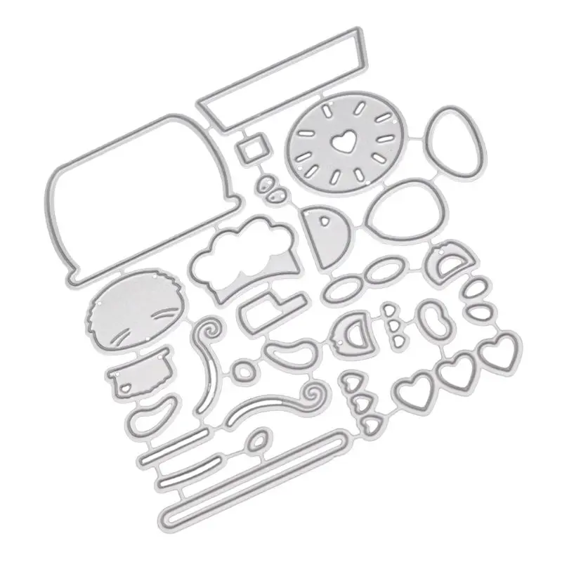 

Cooking Mouse Metal Cutting Dies Stencil DIY Scrapbooking Album Stamp Paper Card Embossing