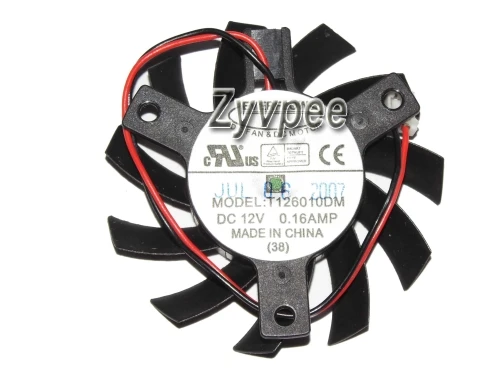 EVERFLOW T126010DM 12V 0.16A 2Wire Blade Fan
