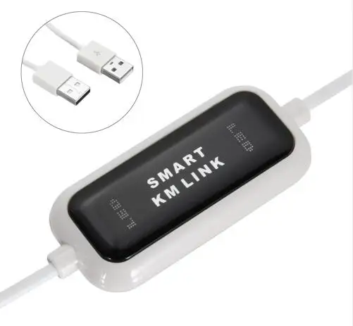 New Hot 2 Ports USB Smart Keyboard Mouse KM KVM Data Link